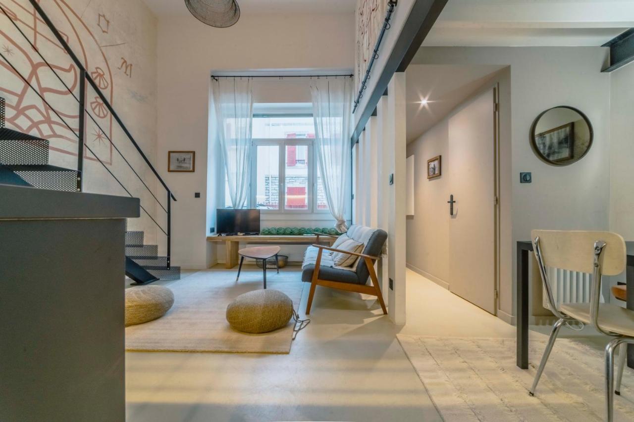 Loft - Centre Ville - Plage - Halles - 3 Ch 2 Sdb Apartment Биариц Екстериор снимка